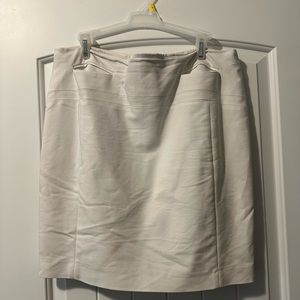 White Express Pencil Skirt